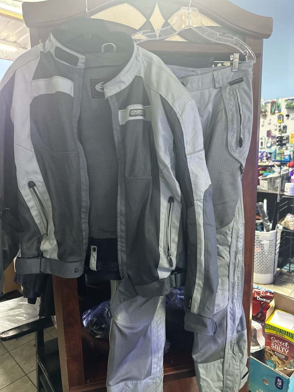 Olympia Moto Sports Cordura Mesh Motorcycle Riding Suit Jacket and Pants Set